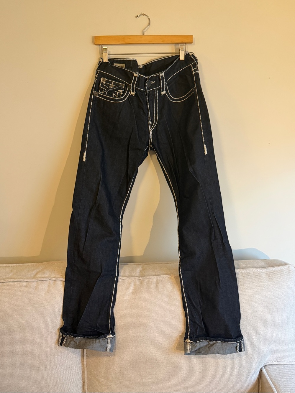 True Religion Men's Dark Ricky W/ Flaps - Picture 3 of 9